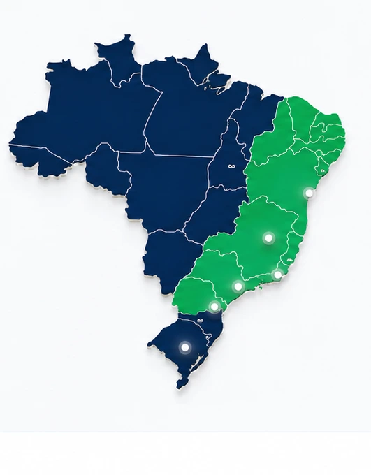 Área de atendimento ADP - Rio de Janeiro